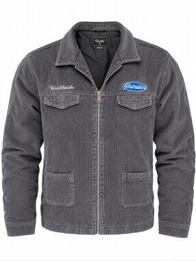 Primitive Skateboarding Gray Corduroy Workwear Jacket Men’s M
